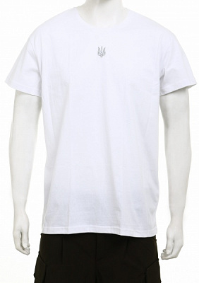 Футболка LOGOS с вышивкой Серебряный Герб 04-09-00-0013 р.XL 233 Белая