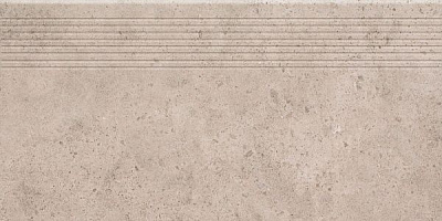 Плитка Ceramika Paradyz Starlight grys stopnica prosta mat. 30x60 