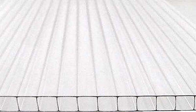 Полікарбонат стільниковий Sototherm 1УФ ПК 8мм 3000x1050мм прозорий