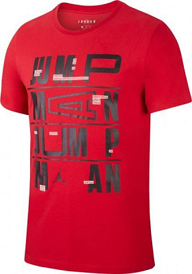 Футболка Nike M J DFCT JUMPMAN SS CREW CJ6302-687 XL красный
