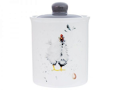Банка для сыпучих Курочка 14 см 560 мл 358-913 Lefard
