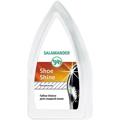 Губка-блиск SALAMANDER для шкіряного взуття Shoe Shine прозорий
