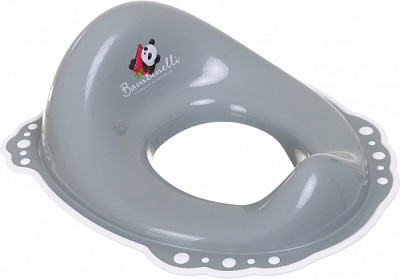 Накладка детская на унитаз Bambinelli серый с резинкой 39x30x13.5 см