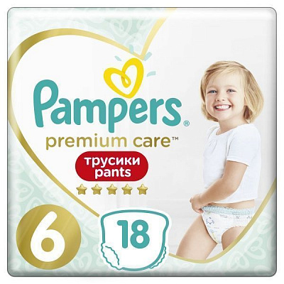 Підгузки-трусики Pampers Premium Care Extra large 15+ кг 18 шт.