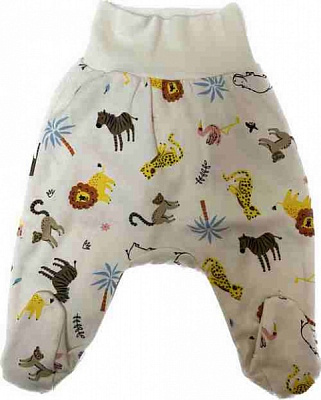 Повзунки ясельні Татошка р.62 бежевий із принтом 0306207аф