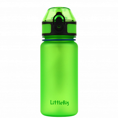 Пляшечка для води LittleBig 350 мл салатова