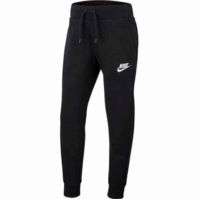 Брюки Nike G NSW PE PANT BV2720-010 р. S черный