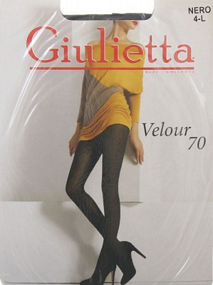 Колготки Giulietta Velour nero р. 4 черный 1 шт. 