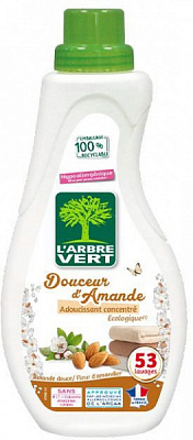 Кондиционер для белья L'Arbre Vert Сладкий миндаль 0,8 л
