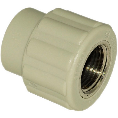 Муфта Hi-Therm ВР с металлической резьбой для ПП труб 40x5/4 мм