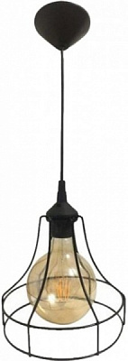 Підвіс Геотон FLAM-1BK 1x40 Вт E27 чорний 49464