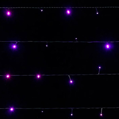 Гірлянда лінійна LED 80 ламп 8 м червоно-синя