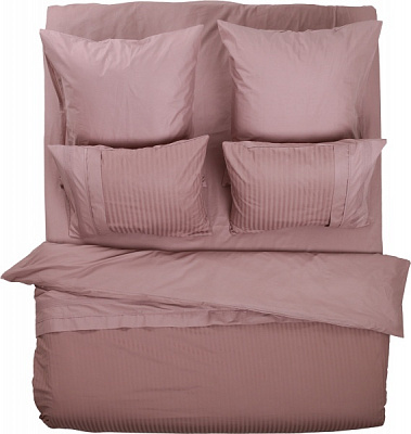 Комплект постільної білизни Stripe Deluxe 2.0 коричневий La Nuit