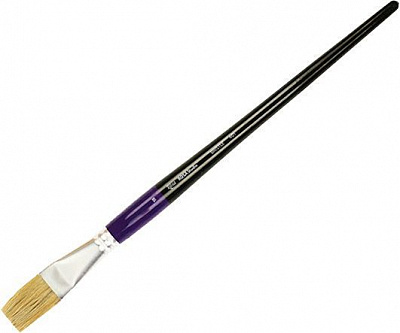 Кисть щетина плоская 401 № 18 Rosa Studio 