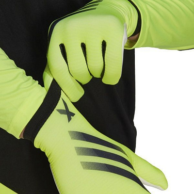 Воротарські рукавиці Adidas X GL TRN р. 6 жовтий GK3511