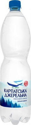 Вода Карпатська джерельна 0,5 л слабогазована (4820051240387)