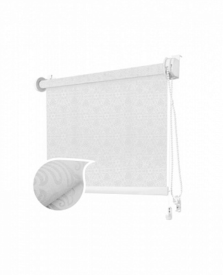 Ролета мини Rollotex с фиксацией на струне Emir 56x150 см белая 