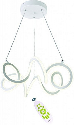 Люстра светодиодная Hopfen 50W з пультом ДУ 50 Вт белый 