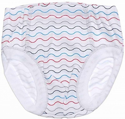 Труси Татошка хвильки р.122 білий з принтом 11601