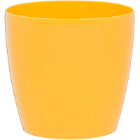 Горшок пластиковый Lamela Магнолия круглый 1,6л желтый (200) 