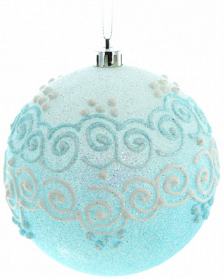 Шар новогодний Магия голубой