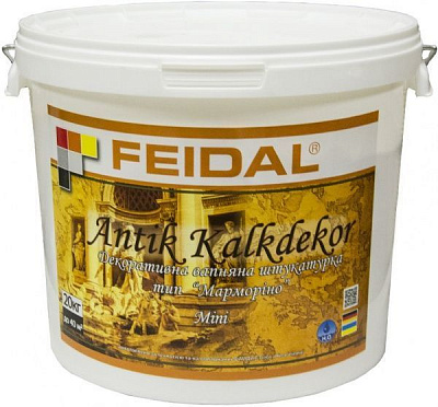 Декоративная штукатурка Feidal Antik Kalkdekor mini 20 кг белый