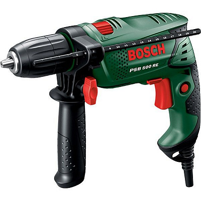 Дрель ударная Bosch PSB 500 RE