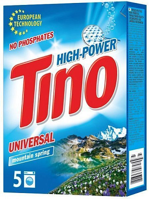 Стиральный порошок для ручной стирки Tino High-Power Mountain spring 0,35 кг