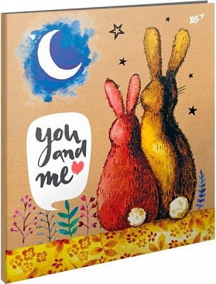 Книга для записей А5 48, СМИК+билила, аnimattern крафт YES