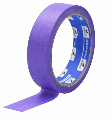 Лента малярная Mustang Delicate Line рисовая фиолетовая 38 мм x 25 м