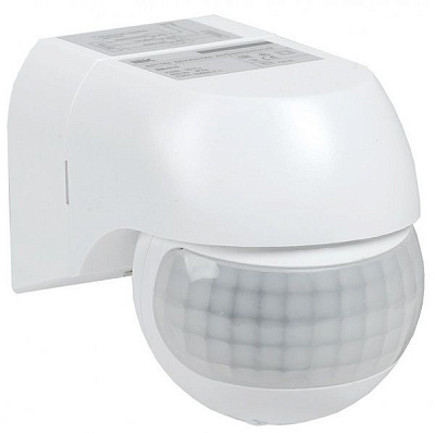 Датчик движения IEK ДД 015 180° 12м 800W IP44 белый LDD10-015-800-001
