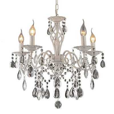 Люстра Victoria Lighting 5x40 Вт E14 білий Barbara/SP5