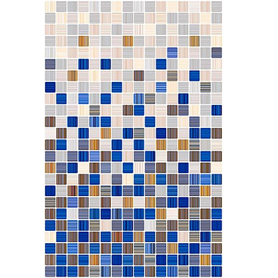 Плитка Керамин Гламур 2С голубой микс 275х400 мм