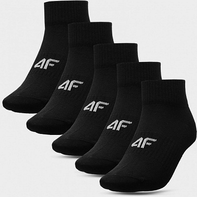 Шкарпетки 4F SOCKS CAS F216 (5PACK) 4FWAW23USOCF216-20S р.39-42 чорний