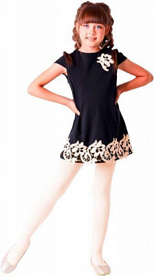 Колготки детские Giulia D025 LITTLE KIDS CLASSIC panna р.98-104 бежевый 