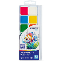 Фарби акварельні Classic 12 шт. K-061 KITE