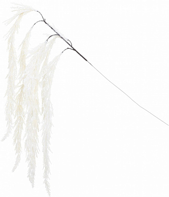 Гілочка декоративна верба 92 см білий