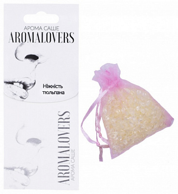 Ароматичне саше Aromalovers Ніжність тюльпана для гардероба і авто 25 г