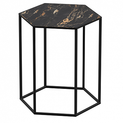 Стіл журнальний Aqua Rodos Тур RICHMOND BLACK 400x350x400мм чорний/чорний