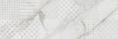 Плитка Golden Tile Arabesque RG белый декор 5L0310 25,5x75,9 