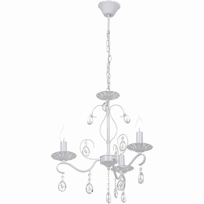 Люстра стельова Accento lighting Louvre ALPL-PL39202-3 3x40 Вт E14 білий