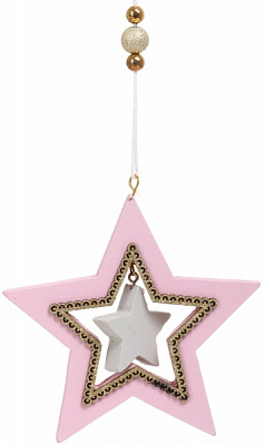 Декорация новогодняя 10х1,2х10 см DH8053040 