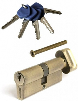 Цилиндр Apecs EC-70-C-AB (CIS) 35x35 ключ-вороток 70 мм бронзовый