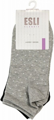 Шкарпетки ESLI CLASSIC 2 пари р. 23 сірий