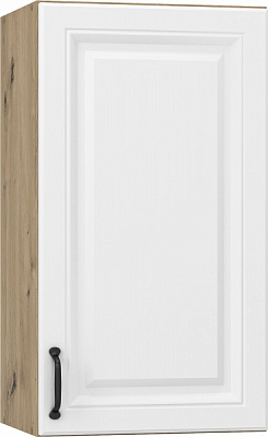 Шкаф верхний МС Глория В 40х72х31,5 см белый/дуб артизан Грейд