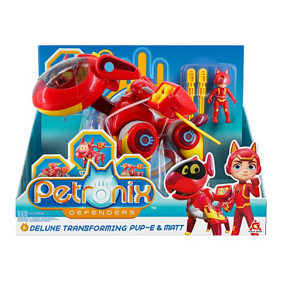 Игрушка-трансформер Petronix Defenders Гави большая плюс фигурка Мэтта 123198 