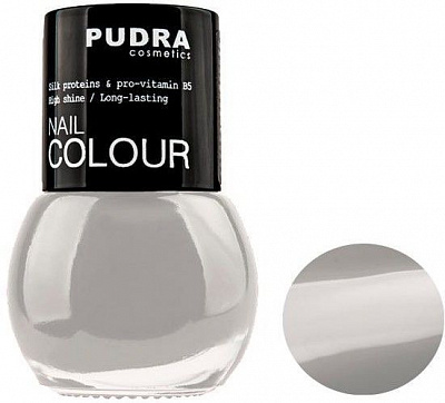 Лак для нігтів Pudra Cosmetics Nail Colour №06 сірий 13 мл