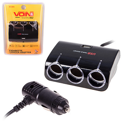 Разветвитель прикуривателя PULSO SC-3073