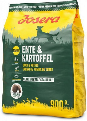 Корм Josera Ente & Kartoffel беззерновий качка з картоплею 0,9 кг