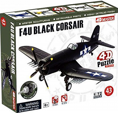 Пазл 4D Master Самолет F4U Black Corsair 26906